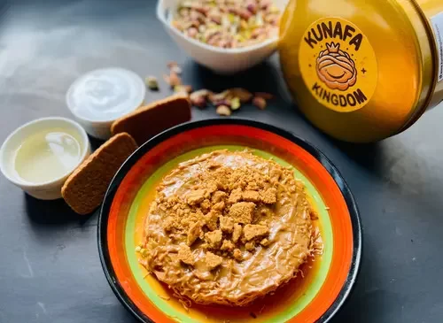 Lotus Biscoff Kunafa